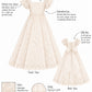 Hazel in Antique Cream - Party of Flower Girl Dress