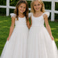 Heidi ~ Ivory White Party Girl Dress /Flower Girl Dress