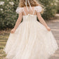 Heidi ~ Antique Cream Party Girl Dress