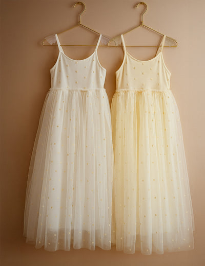 Heidi ~ Antique Cream Party Girl Dress
