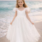 Heidi ~ Ivory White Party Girl Dress /Flower Girl Dress