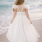 Heidi ~ Ivory White Party Girl Dress /Flower Girl Dress