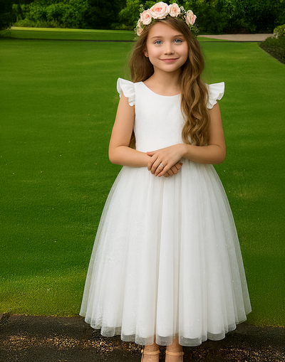 Helena in Ivory White ~ Luxurious Ceremonial Dress
