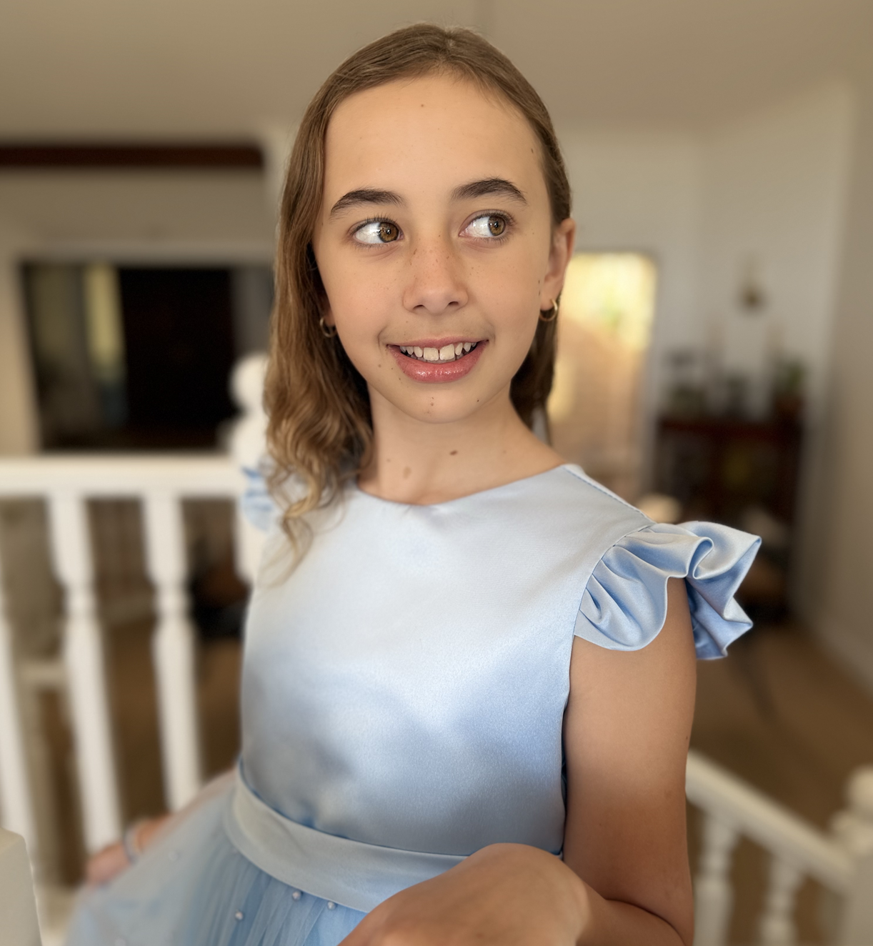 Helena in Baby Blue ~ Luxurious Party Dress