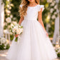 Helena (Toddler + Baby) in Ivory White ~ Luxurious Ceremonial Dress