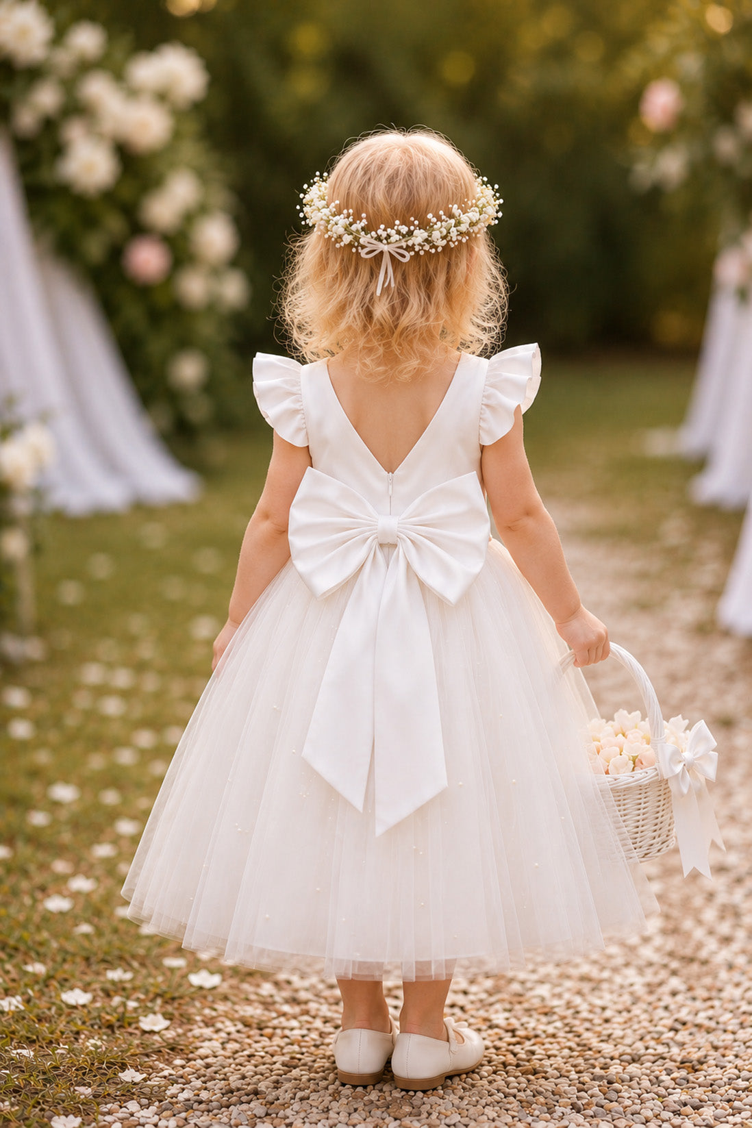 Helena in Ivory White ~ Luxurious Ceremonial Dress
