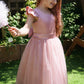 Helena in Dusty Rose ~ Luxurious Flower Girl or Party Dress