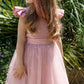Helena in Dusty Rose ~ Luxurious Flower Girl or Party Dress