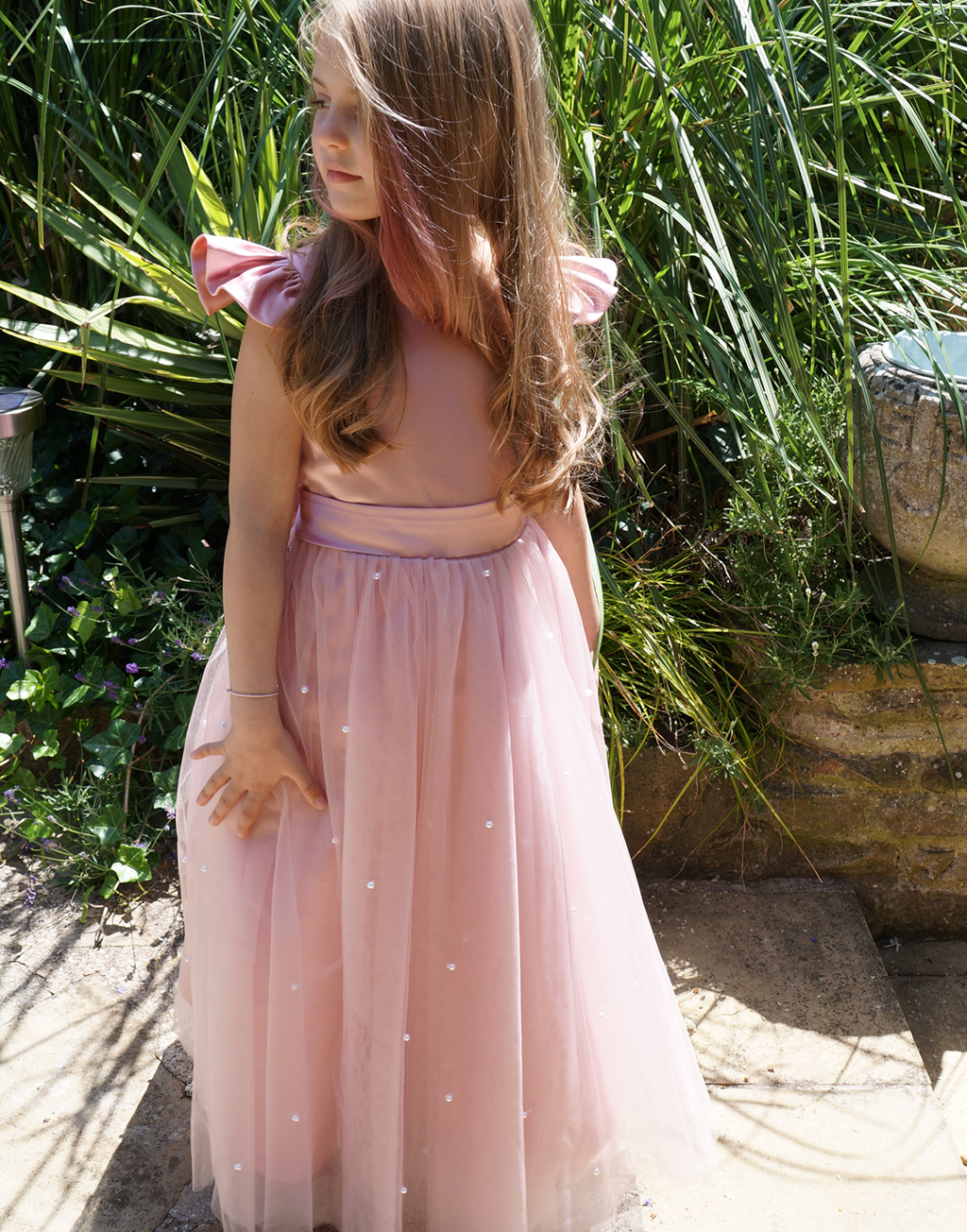 Helena in Dusty Rose ~ Luxurious Ceremonial Dress