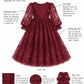 Holly in Burgundy ~ Party or Flower Girl Dress