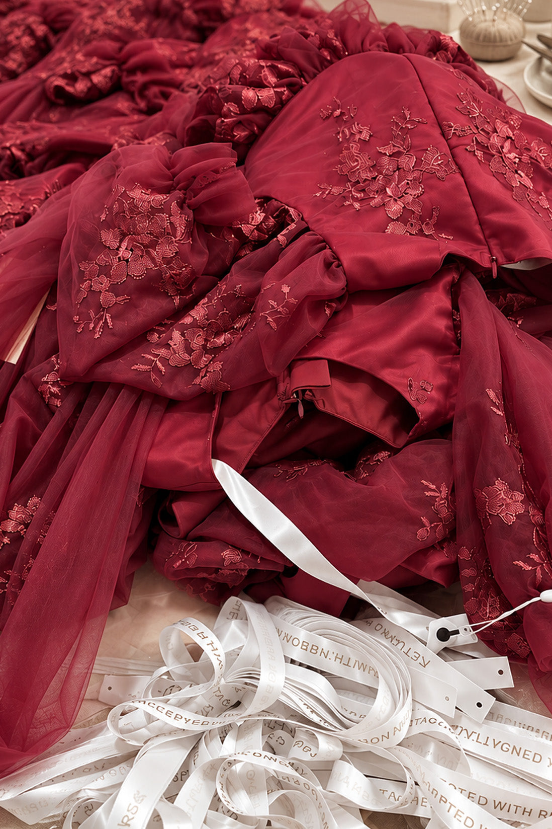 Holly in Burgundy ~ Party or Flower Girl Dress