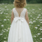 Honey in Ivory White  ~ Party or Flower Girl Dress
