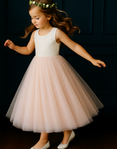 Honey in Baby Pink ~ Party or Flower Girl Dress