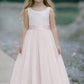 Honey in Baby Pink ~ Party or Flower Girl Dress + Sash