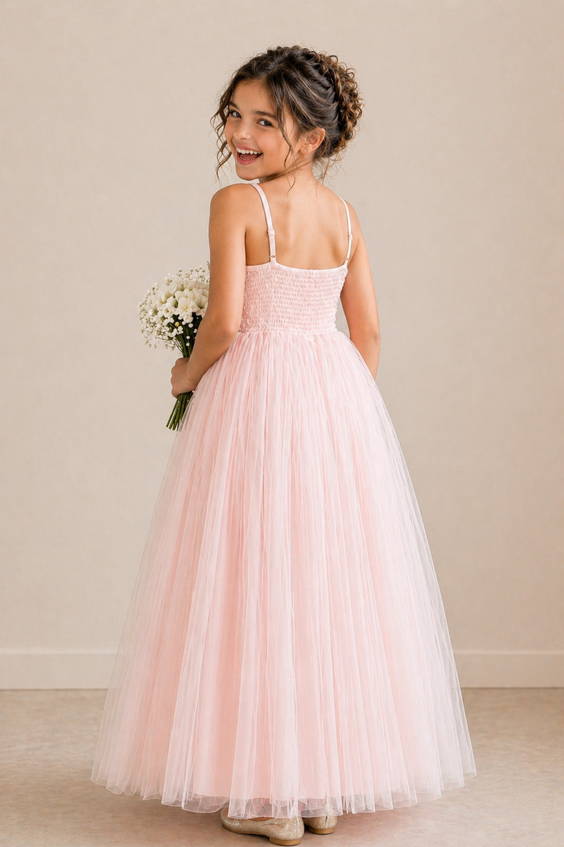 PREORDER - Daisy ~ Ballet Pink Party Girl Dress /Flower Girl Dress