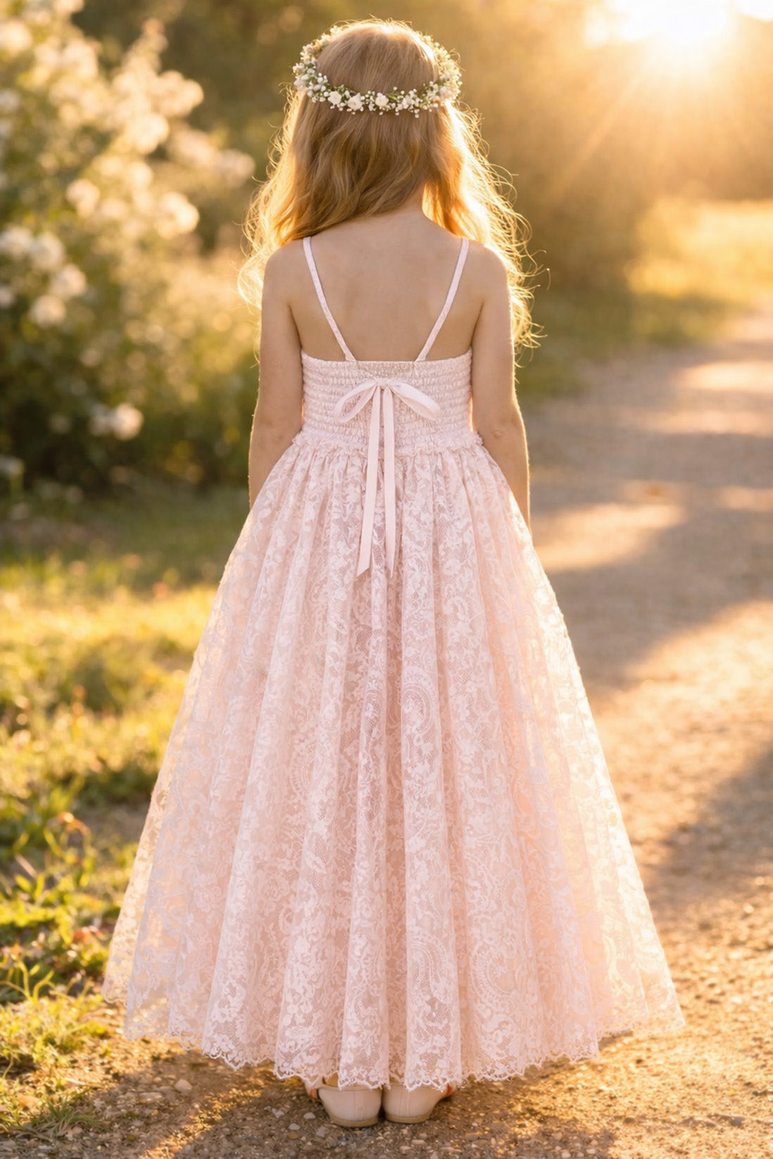 Hope ~ Ballet Pink Party Girl Dress /Flower Girl Dress