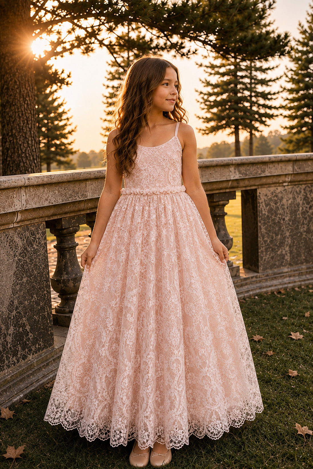 Hope ~ Ballet Pink Party Girl Dress /Flower Girl Dress