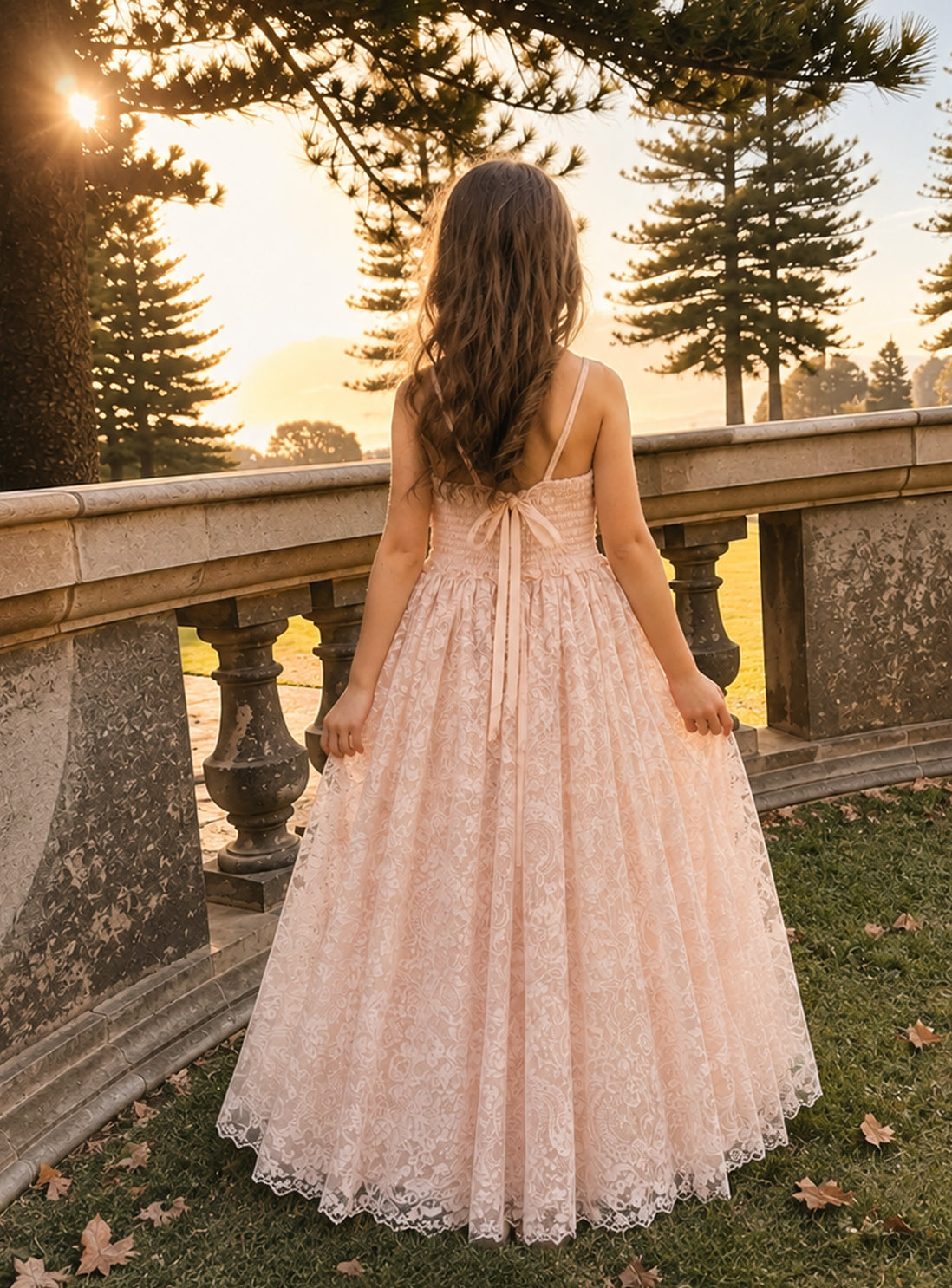 Hope ~ Ballet Pink Party Girl Dress /Flower Girl Dress