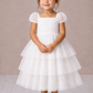 Isla ~ Ivory White Spotty Party Girl Dress {Baby + Toddler}