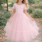 Pink Ivy in Ballet Pink ~ Party or Flower Girl Dress