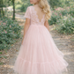 Pink Ivy in Ballet Pink ~ Party or Flower Girl Dress