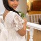 Josephine in Ivory White - A-line Flower Girl or Communion Dress