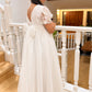 Josephine in Ivory White - A-line Flower Girl or Communion Dress