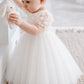 Josephine in Ivory White - A-line Flower Girl or Communion Dress {Baby + Toddler}