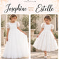 Estelle in Ivory White ~ Party or Flower Girl Dress {Baby + Toddler}