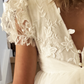 Josephine in Ivory White - A-line Flower Girl or Communion Dress