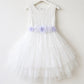 Juniper in Ivory White  Party or Flower Girl Dress (New Dimensions)