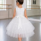 Juniper in Ivory White  Party or Flower Girl Dress