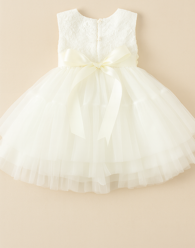 Juniper in Ivory White  Party or Flower Girl Dress