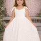 Kiera in Ivory White ~ Party or Flower Girl Dress