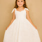 Kiera in Ivory White Toddler ~ Party or Flower Girl Dress