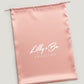 Pink Satin Drawstring Gift Bag