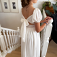 Lucille ~ Ivory Luxurious Flower Girl Dress