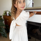 Lucille ~ Ivory Luxurious Flower Girl Dress
