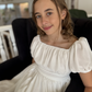 Lucille ~ Ivory Luxurious Flower Girl Dress