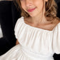 Lucille ~ Ivory White Luxurious Party Girl Dress
