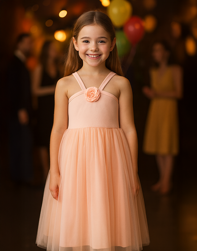 Mabel ~ Pink Party Girl Dress