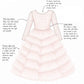 Mabel in Pink Party Girl or Flower Girl Dress (New Size Dimension)