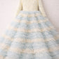 Mabel in Pale Lemon and Sky Blue Party Girl or Flower Girl Dress