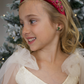 Magenta Queen (Ages 6-Adult) with a pink satin drawstring bag.