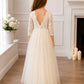 Mary-Jane in Antique Cream ~ Party or Flower Girl Dress