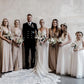 Maryanne in Champagne + Ivory White Skirt - Flower Girl Dress