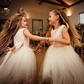 Maryanne Champagne (Baby + Toddler) + Ivory White Skirt - Flower Girl Dress