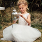 Maryanne Champagne (Baby + Toddler) + Ivory White Skirt - Flower Girl Dress