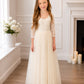 Mary-Jane in Antique Cream ~ Party or Flower Girl Dress