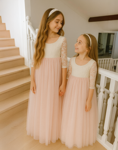 Mary-Jane in Baby Pink ~ Party or Flower Girl Dress